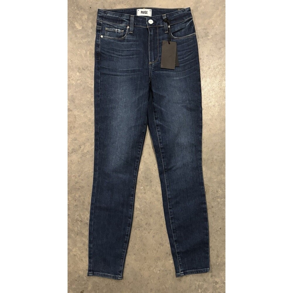 NWT Paige Hoxton Ankle High Rise Skinny Jeans Womens Sz 25